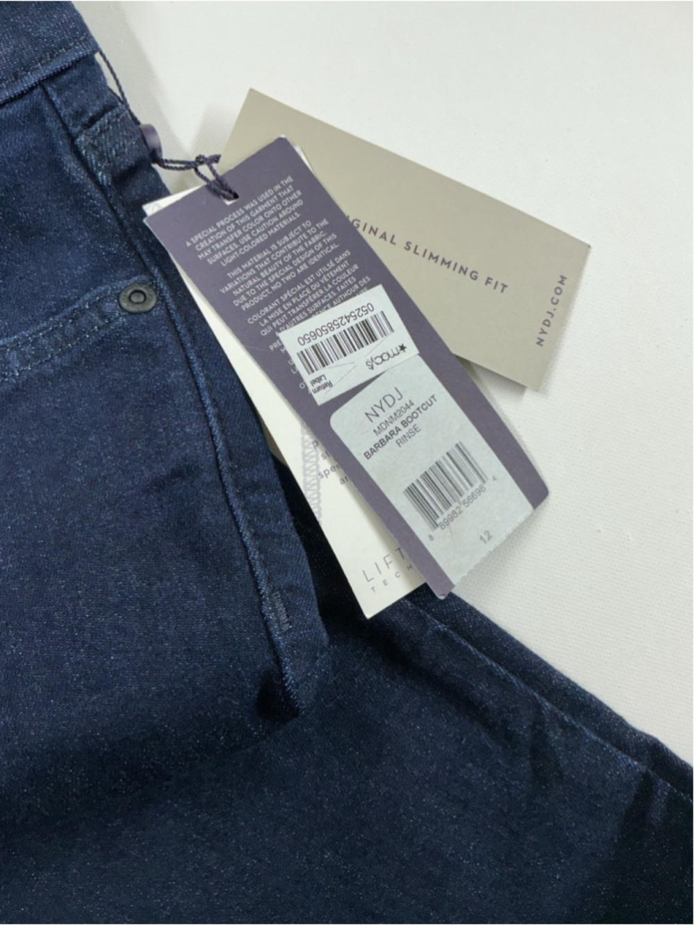 NYDJ boot cut jeans size 12 x 32 long - Picture 6 of 6